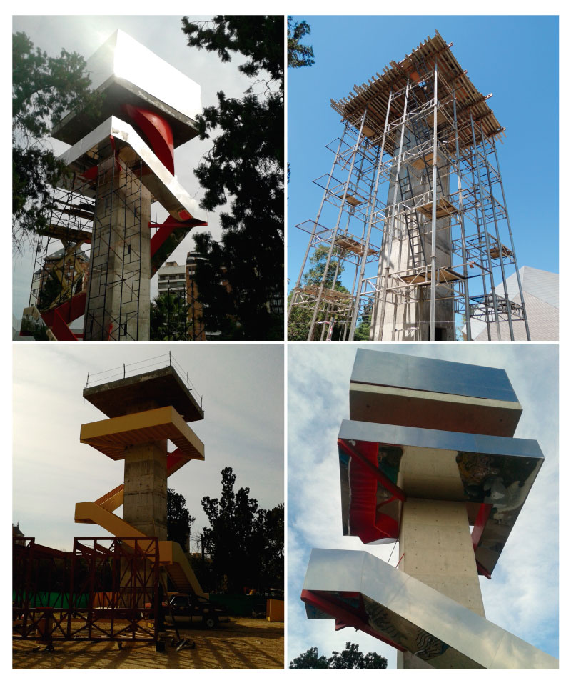 Obra Telescopio y Juegos para Niños en Parque de las Tejas